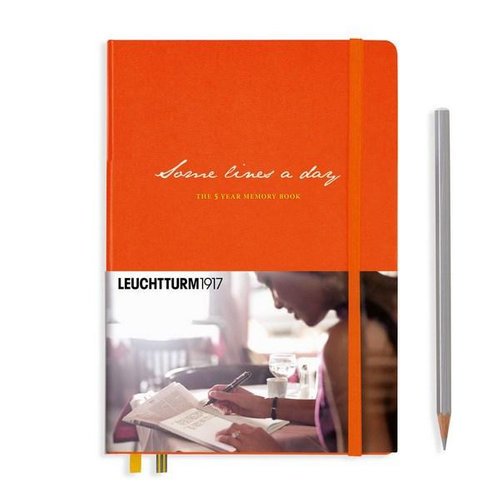 Leuchtturm1917 ''Some Lines a Day'' - 5 Yıllık Anı/Hatıra Defteri, Turuncu