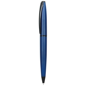 PULKO Promosyon 2'li Ofis Set, Metal Kasa, Roller + Tükenmez Kalem, (Mavi Yazmaktadır), 01, Lacivert