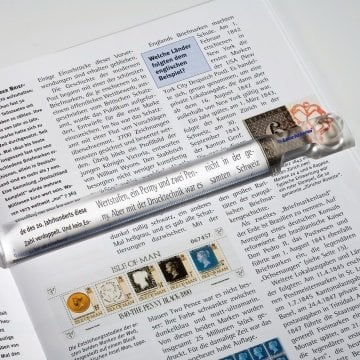 Leuchtturm Cetvel Büyüteç, 2.5X Yakınlaştırma