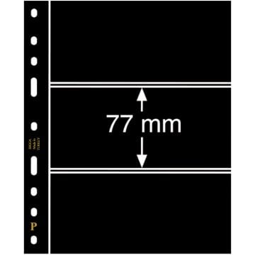 PULKO HistorY 1970 IDEAL Yapraklar, 3S / Siyah Zemin / 77x180mm / 10'luk Paket