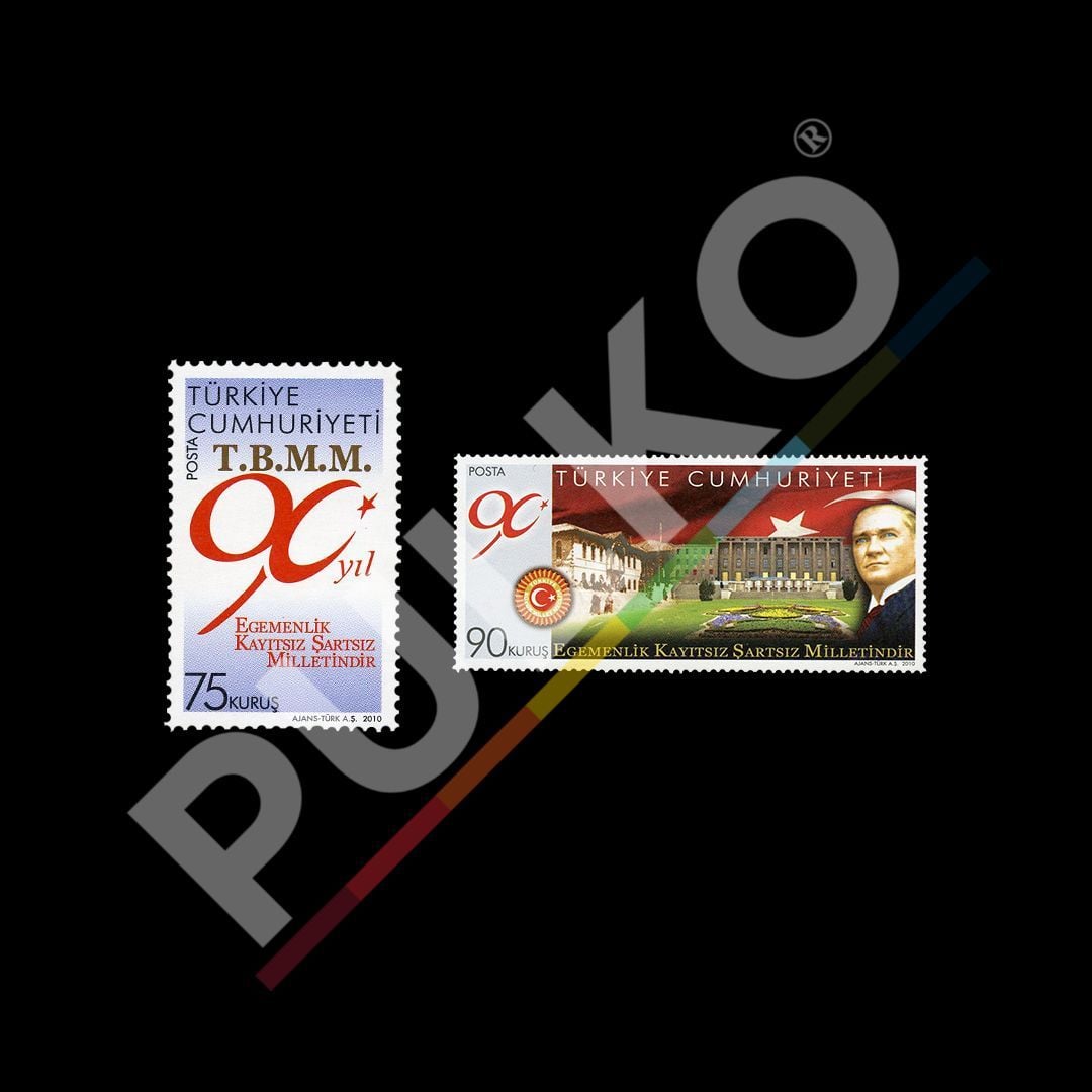 TBMM nin 90. Yılı (23 Nisan 2010) - Türkiye Cumhuriyeti Pul Koleksiyonu