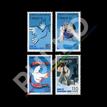 Emek ve Dayanışma Günü (1 Mayıs 2010) - Türkiye Cumhuriyeti Pul Koleksiyonu