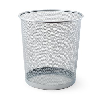 MAS 854 Çöp Kovası 10 lt Tam Delikli, Gri