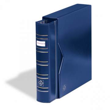 Leuchtturm OPTIMA Signum Kasetli Klasör, Lacivert (Pul, Madeni Para, Kağıt Para, Zarf, Efemera Koleksiyonlarınız için idealdir)