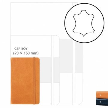 Leuchtturm1917 Not Defteri Cep Boy (A6), Deri Kapak