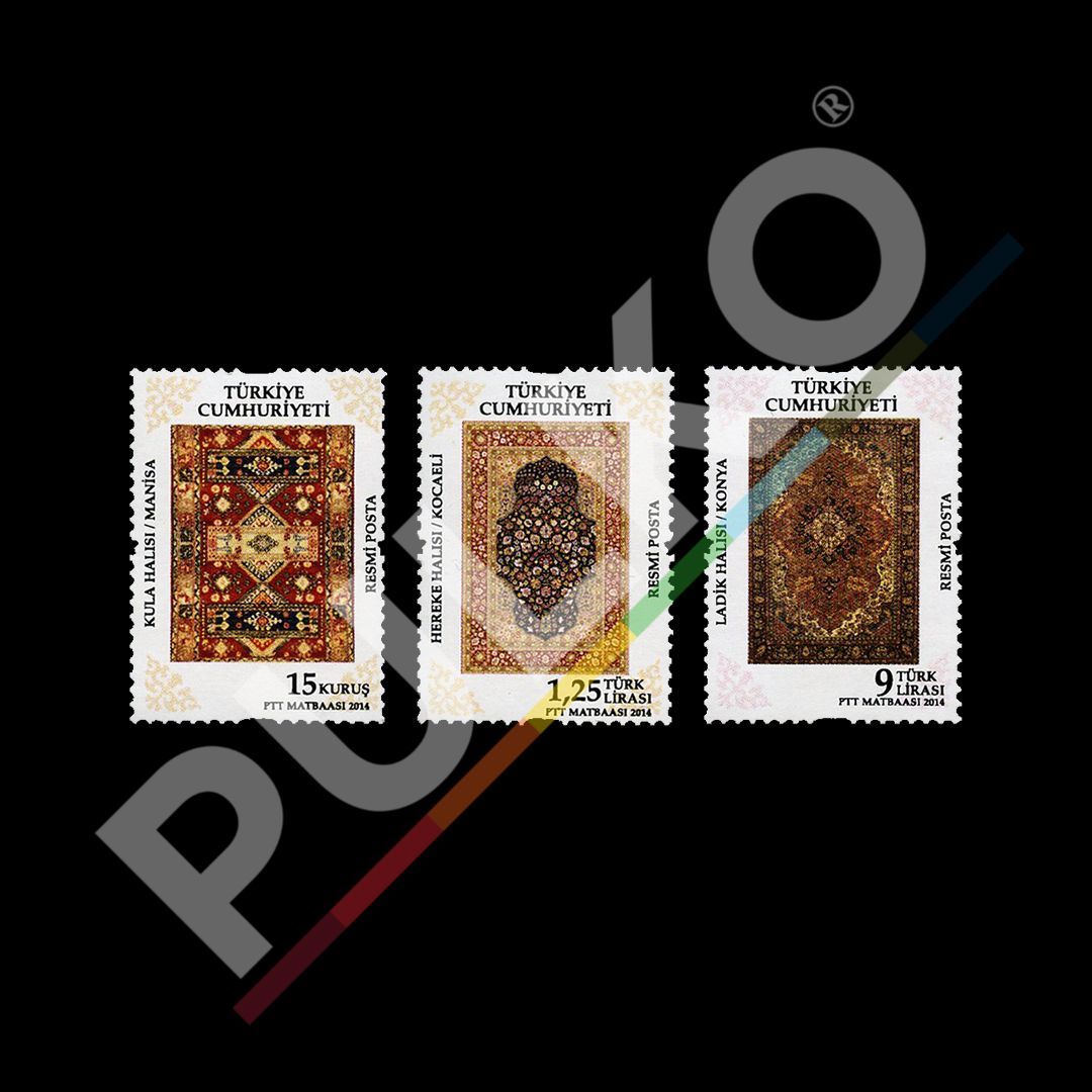 Resmi Posta Pulları (Türk Halı Kilim Motifleri) (7 Mayıs 2014) - Türkiye Cumhuriyeti Pul Koleksiyonu