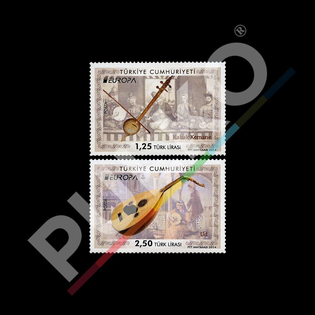 Avrupa 2014 (Ulusal Müzik Ens.) (9 Mayıs 2014) - Türkiye Cumhuriyeti Pul Koleksiyonu