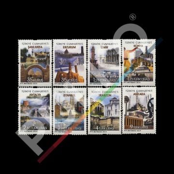 Turizm Konulu Sürekli Posta Pulları (22 Mayıs 2014) - Türkiye Cumhuriyeti Pul Koleksiyonu