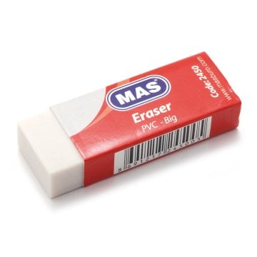 MAS 2450 Büyük Boy Beyaz Silgi