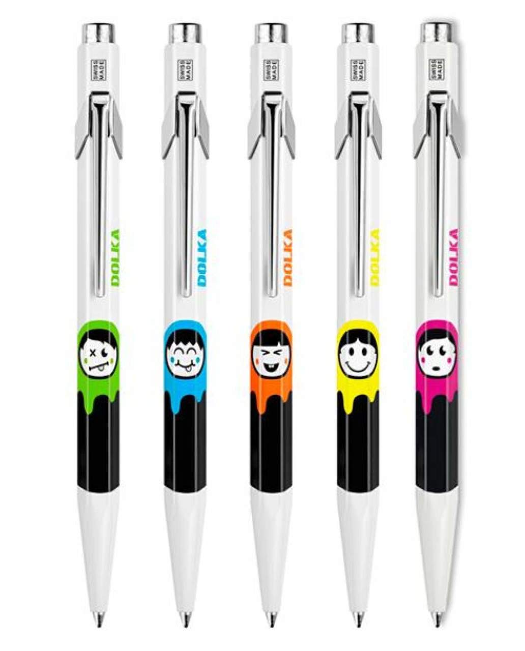 Caran d'Ache 849 DOLKA Özel Seri Üretim Tükenmez Kalem, (Mavi Refil),