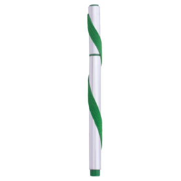 PULKO Promosyon Elastic Love, Plastik Kasa, Tükenmez Kalem, (Mavi Kartuşlu), 071, Yeşil