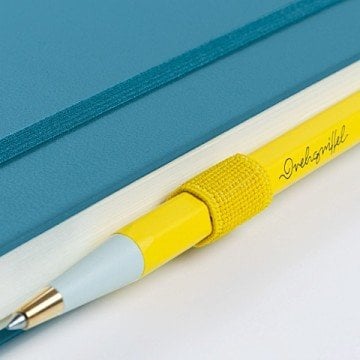 Leuchtturm1917 Drehgriffel Nr. 1, Kraliyet Mavisi Mürekkepli Tükenmez Kalem, Orman Yeşili
