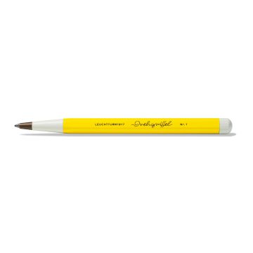 Leuchtturm1917 Drehgriffel Nr. 1, Kraliyet Mavisi Mürekkepli Tükenmez Kalem, Limon Sarı