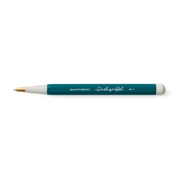 Leuchtturm1917 Drehgriffel Nr. 1, Kraliyet Mavisi Mürekkepli Tükenmez Kalem, Pasifik Yeşili