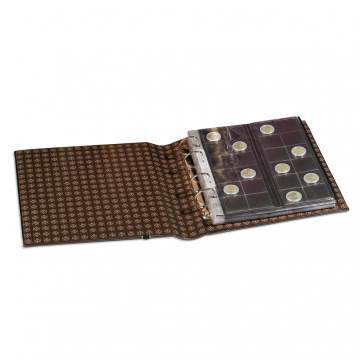 Leuchtturm OPTIMA Klasik Lüks Deri, Kasetli Klasör (255x290x70mm) (Pul, Madeni Para, Kağıt Para, Zarf, Efemera Koleksiyonlarınız için idealdir),