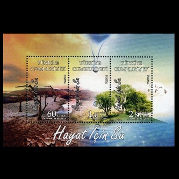 Hayat İçin Su Anma Bloğu (7 Ekim 2015) - Türkiye Cumhuriyeti Pul Koleksiyonu