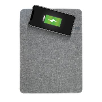 MAS 6614 Mouse Pad (Kablosuz Telefon Şarj Etme Özelliği) Gri