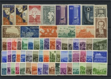 Türkiye Cumhuriyeti Pul Koleksiyonu - 1958 Yıl Seti