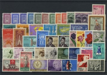Türkiye Cumhuriyeti Pul Koleksiyonu - 1960 Yıl Seti