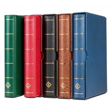 Leuchtturm VARIO F Dar Kasetli Klasör (255x325x60mm) (Kağıt Para, Pul, Zarf, Efemera Koleksiyonlarınız için idealdir),