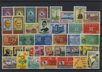 Türkiye Cumhuriyeti Pul Koleksiyonu - 1963 Yıl Seti