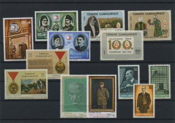 Türkiye Cumhuriyeti Pul Koleksiyonu - 1968 Yıl Seti