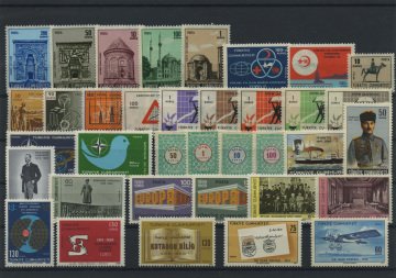 Türkiye Cumhuriyeti Pul Koleksiyonu - 1969 Yıl Seti