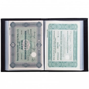 Leuchtturm Sertifika Portföy Klasörü, DIN A4 (Boyut: 212 x 300 mm),