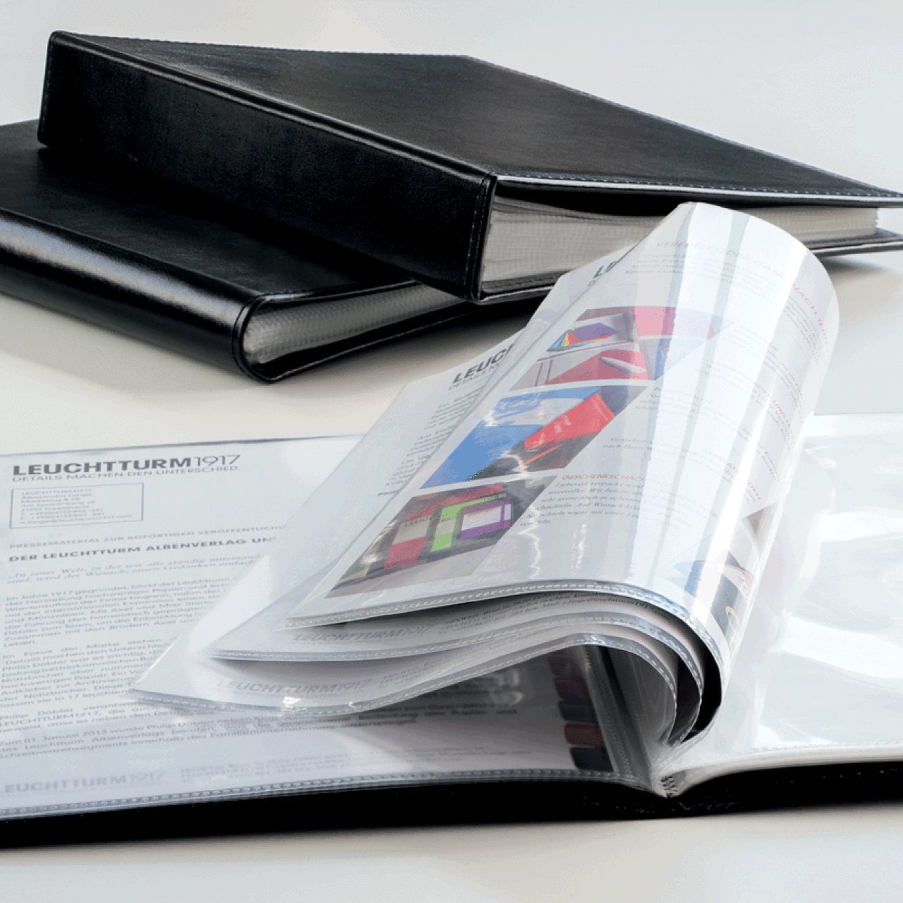 Leuchtturm Sertifika Portföy Klasörü, DIN A4 (Boyut: 212 x 300 mm), 40 Yaprak (80 Sayfa)