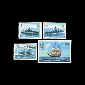 200ème anniversaire de la création de l'École des Forces Navales (1er août 1973) - Collection de Timbres de la République de Turquie