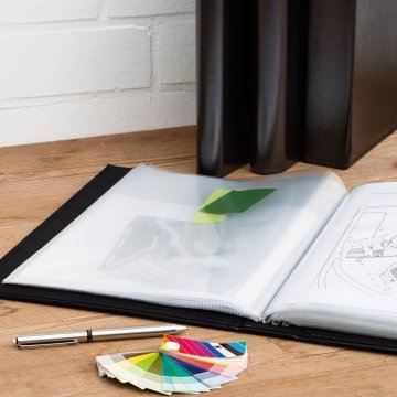 Leuchtturm Sertifika Portföy Klasörü, DIN A4 (Boyut: 212 x 300 mm), 60 Yaprak (120 Sayfa)