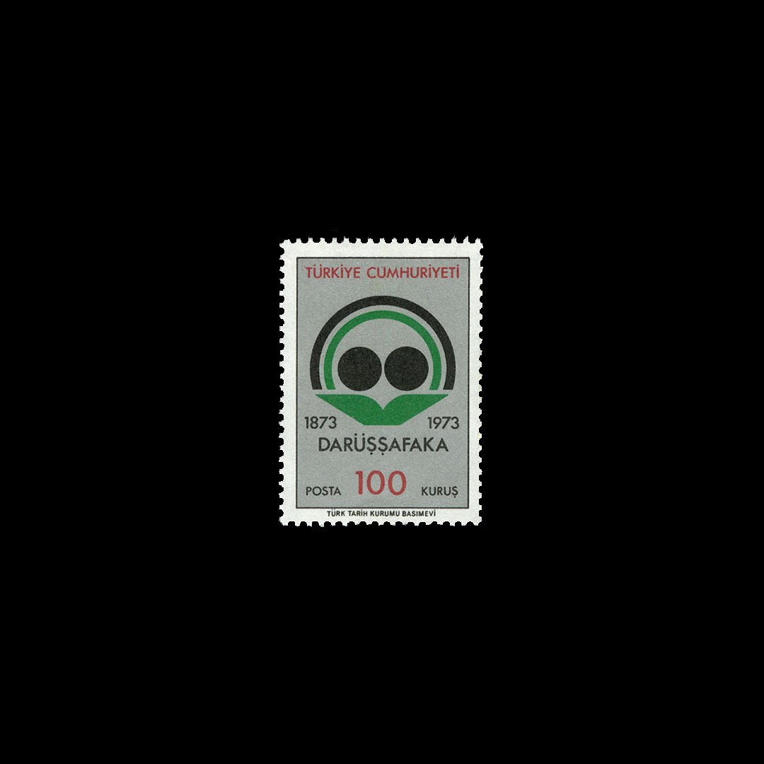 100. Jahrestag der Gründung des Darrüşafaka Lisesi (15. September 1973) - Briefmarkensammlung der Republik Türkei