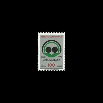 100e anniversaire de la fondation du lycée Darrüşafaka (15 septembre 1973) - Collection de timbres de la République de Turquie