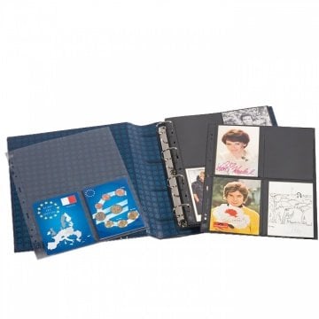 Leuchtturm GRANDE Klasik, Kasetli Klasör (295x335x70mm) (Pul, Madeni Para, Kağıt Para, Zarf, Efemera Koleksiyonlarınız için idealdir),