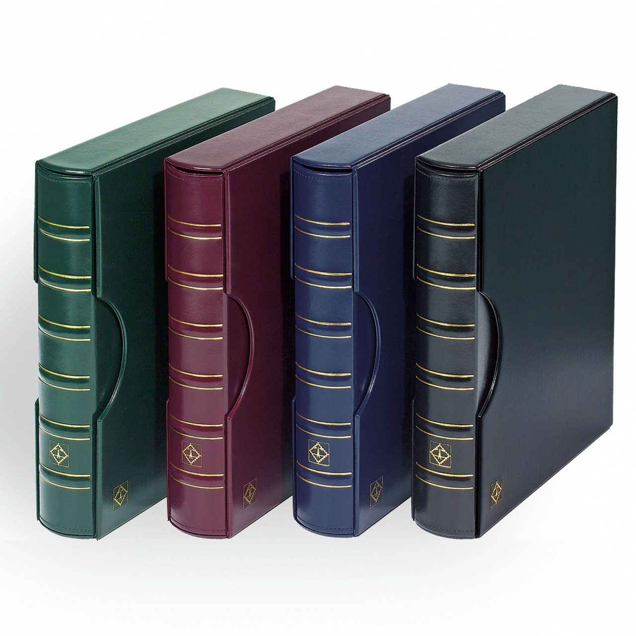 Leuchtturm GRANDE Klasik, Kasetli Klasör (295x335x70mm) (Pul, Madeni Para, Kağıt Para, Zarf, Efemera Koleksiyonlarınız için idealdir),