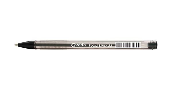 CARETTA 35 Focus Liner Tükenmez Kalem, Siyah