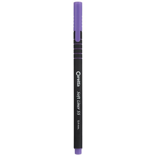 CARETTA 55 Soft Liner Keçeli Kalem, Açık Mor