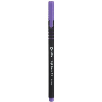 CARETTA 55 Soft Liner Keçeli Kalem, Açık Mor