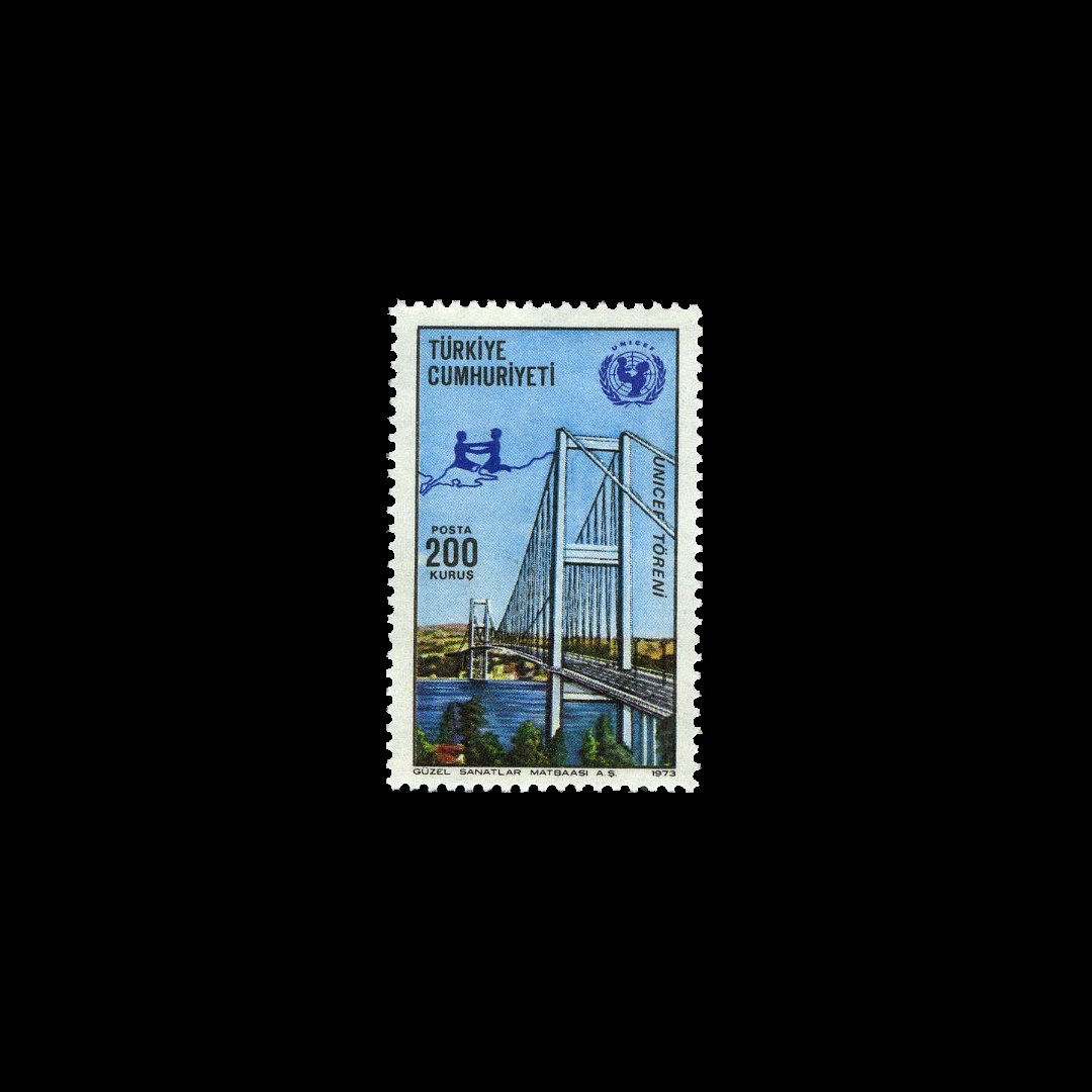 Cérémonie de l'UNICEF (30 octobre 1973) - Collection des timbres de la République de Turquie