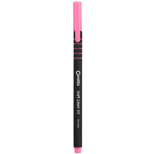 CARETTA 55 Soft Liner Keçeli Kalem, Açık Pembe