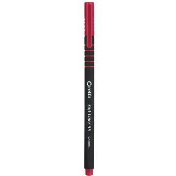 CARETTA 55 Soft Liner Keçeli Kalem, Bordo