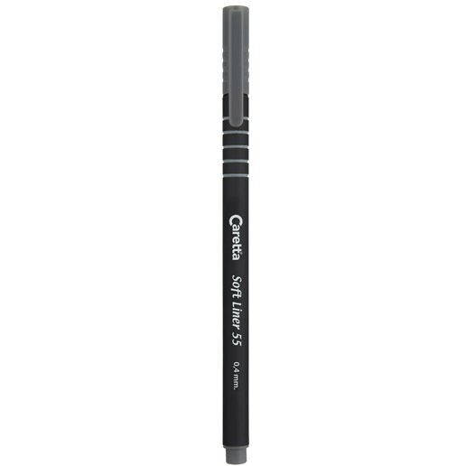 CARETTA 55 Soft Liner Keçeli Kalem, Gri