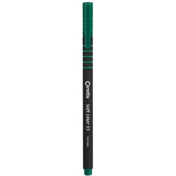 CARETTA 55 Soft Liner Keçeli Kalem, Koyu Yeşil
