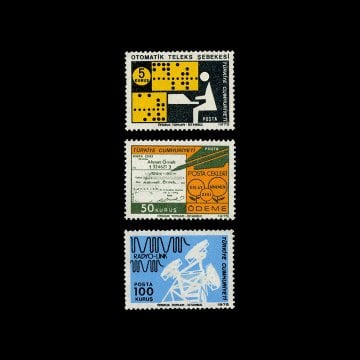 Travaux du PTT (5 février 1975) - Collection de timbres de la République de Turquie