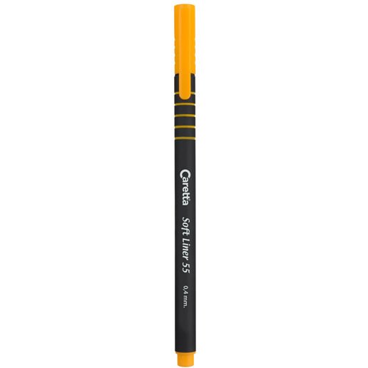 CARETTA 55 Soft Liner Keçeli Kalem, Sarı
