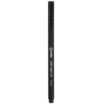 CARETTA 55 Soft Liner Keçeli Kalem, Siyah
