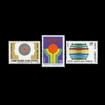 Atatürk'ün Eserleri ve Devrimleri (5 Aralık 1975) - Türkiye Cumhuriyeti Pul Koleksiyonları