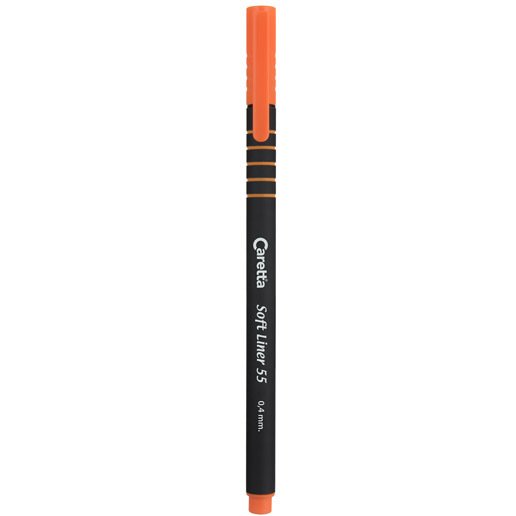 CARETTA 55 Soft Liner Keçeli Kalem, Turuncu