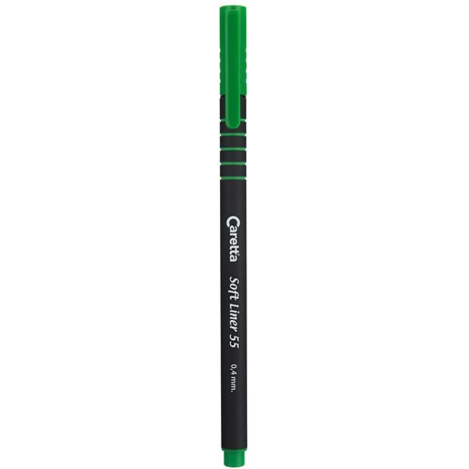 CARETTA 55 Soft Liner Keçeli Kalem, Yeşil