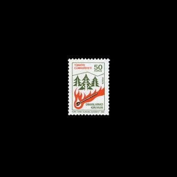 Orman Konulu Sürekli Seri (3 Temmuz 1980) - Türkiye Cumhuriyeti Pul Koleksiyonu